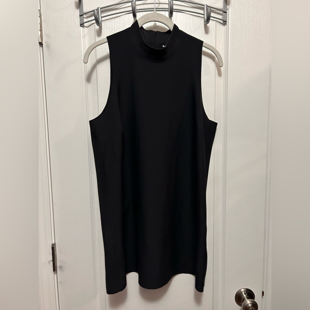 Athleta Dress Womens S Black Mock Neck Sleeveless Mini Activewear‎ Travel Tunic